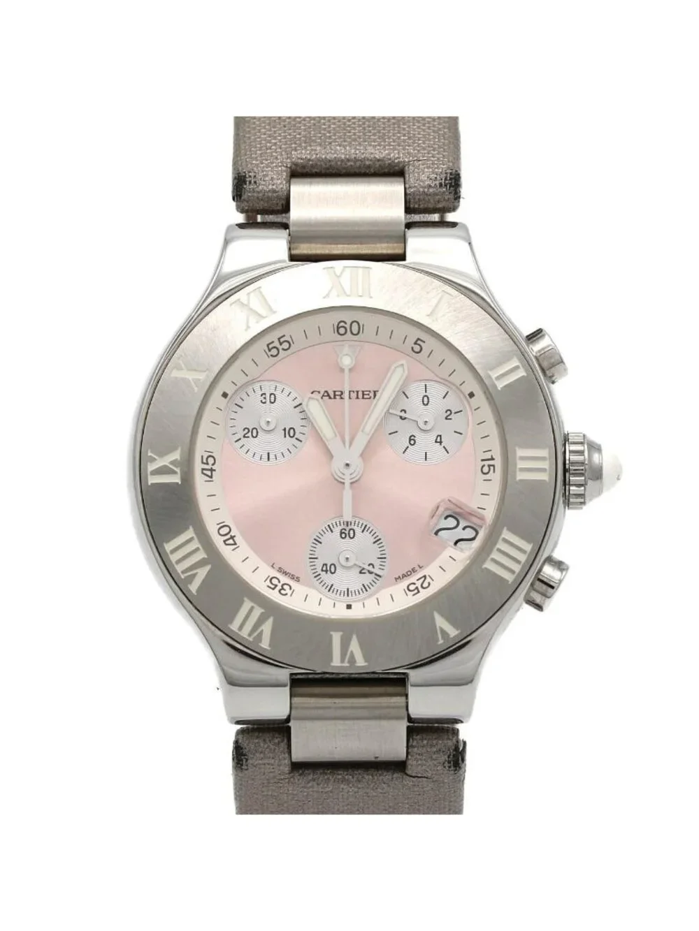 Cartier Chrono Scarf SM SS Quartz Watch